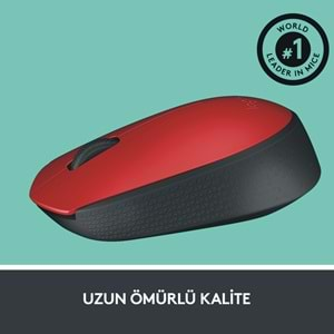 Logıtech M171 Kırmızı 910-004641 Wireless Optik Mouse