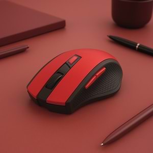 Everest SMW-777 Usb Kırmızı 2.4Ghz Optik Wireless Mouse