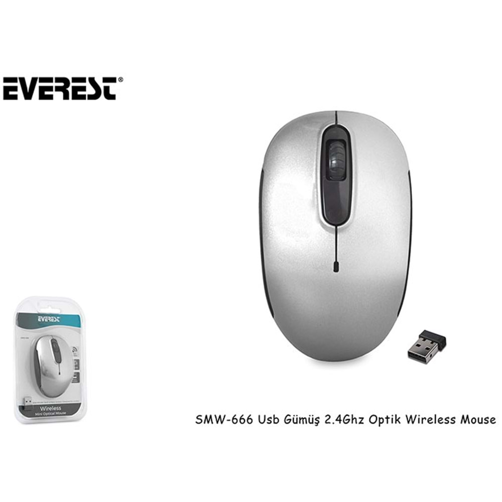 Everest SMW-666 Usb 2.4Ghz Optik Wireless Mouse