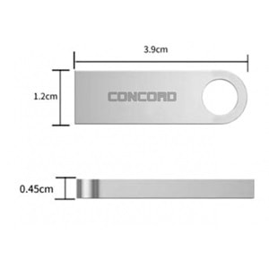 Concord C-U16 16 GB Usb 2.0 Metal Ultra Flair Flash Bellek