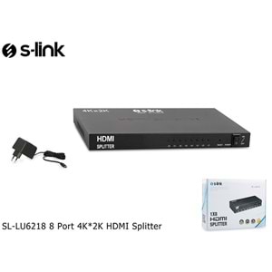S-link SL-LU6218 8 Port 4K * 2K HDMI Splitter