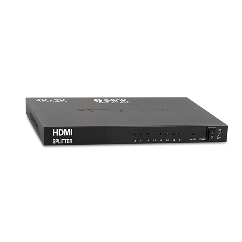 S-link SL-LU6218 8 Port 4K * 2K HDMI Splitter