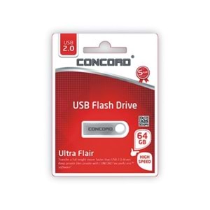 Concord C-U64 64 GB Usb 2.0 Metal Ultra Flair Flash Bellek