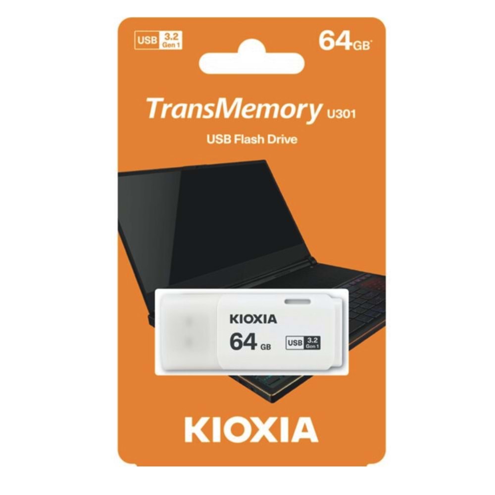 Kioxia 64 GB TransMemory U301 LU301W064GG4 Flash Bellek