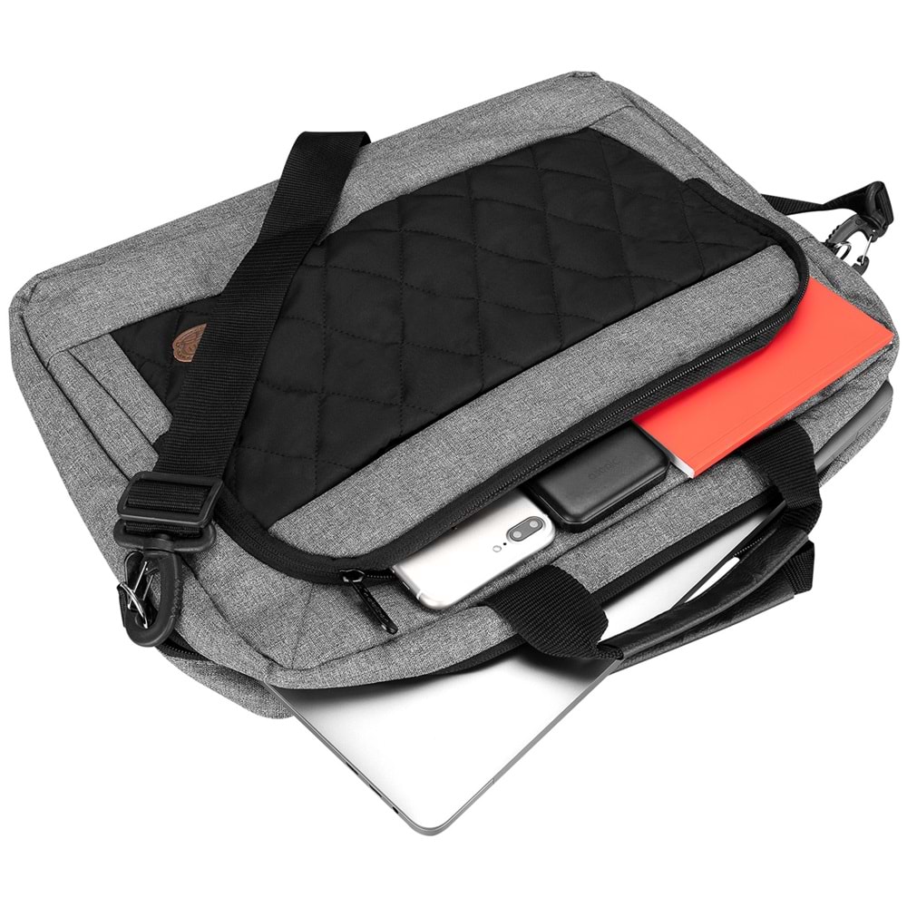 Addison 300684 15.6 Gri/Siyah Bilgisayar Notebook Çantası