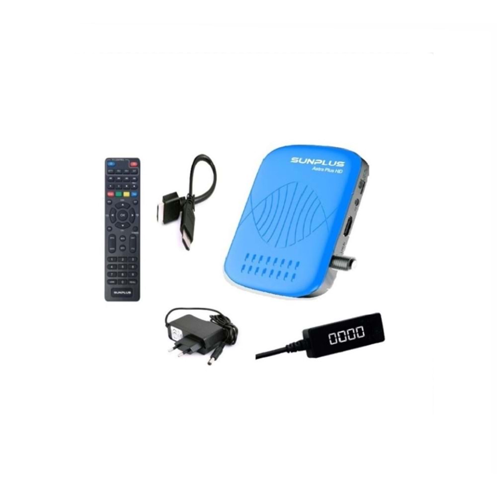 Sunplus ASTRA Plus HD IPTV+IKS Hediye Uydu Alıcısı