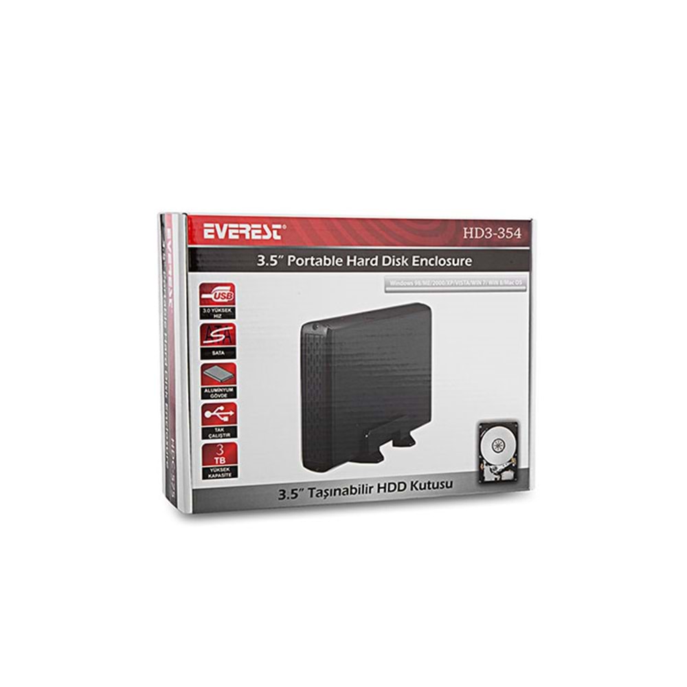 Everest HD3-354 3.5 Usb 3.0 SATA Harddisk Kutusu