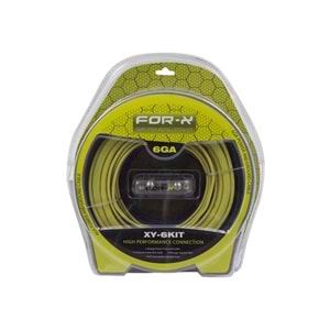 For-X XY-6KIT 6GA Profesyonel Oto Anfi Kablo Seti
