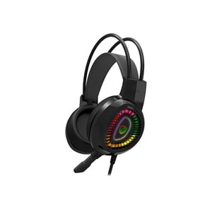 Hytech HY-G3 EAGLE Siyah 7.1 Usb Surround RGB Ledli Gaming Oyuncu Mikrofonlu Kulaklık