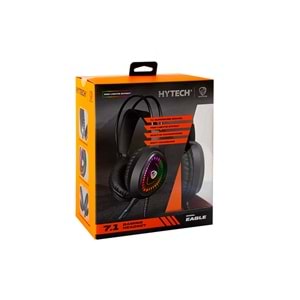 Hytech HY-G3 EAGLE Siyah 7.1 Usb Surround RGB Ledli Gaming Oyuncu Mikrofonlu Kulaklık