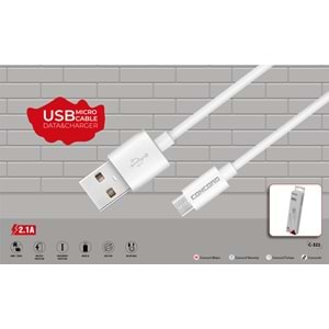 Concord C-321 Micro Usb Data Şarj Kablosu