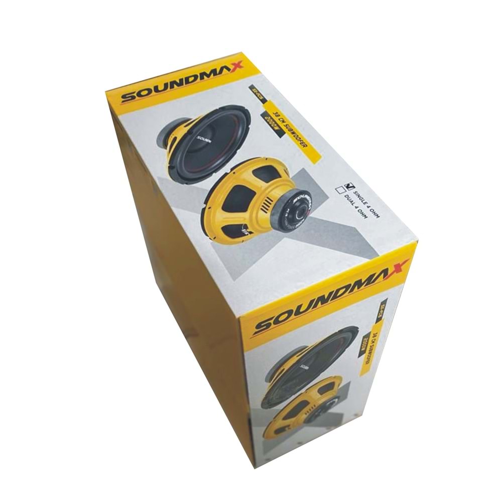 Soundmax SX-FC15 Bass Subwoofer 38cm 2000 Watt Oto Hoperlör