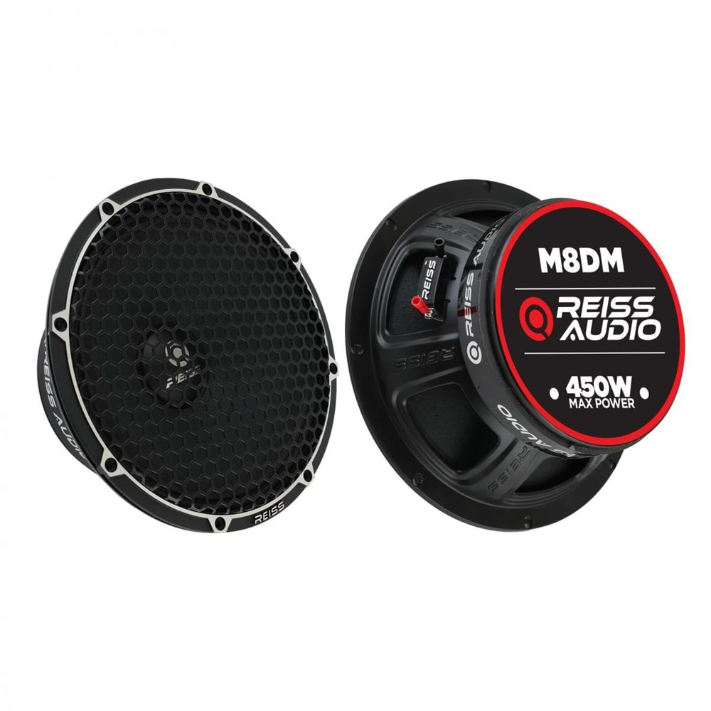 Reıss Audıo RS-M8DM 20 cm 450 Watt Mıdrange Oto Hoparlör