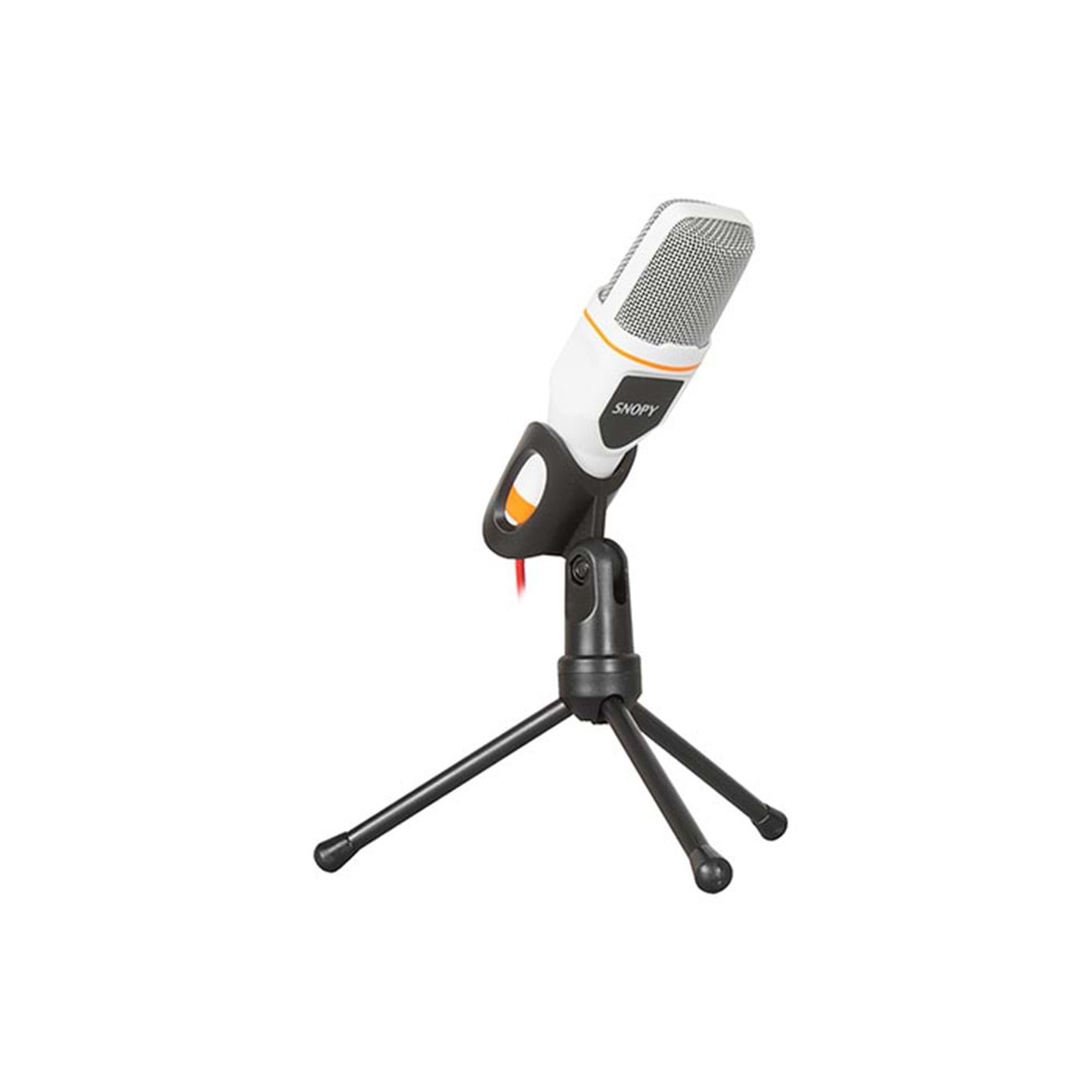 Snopy SN-340M TALKY Beyaz Masaüstü Mikrofon