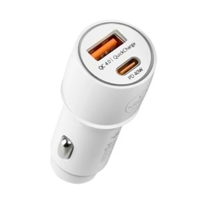 Powerway CC40 40w Qc4,0 Hızlı Şarj Usb Ve Pd Çıkışlı Araç Şarj Aleti Çakmaklık