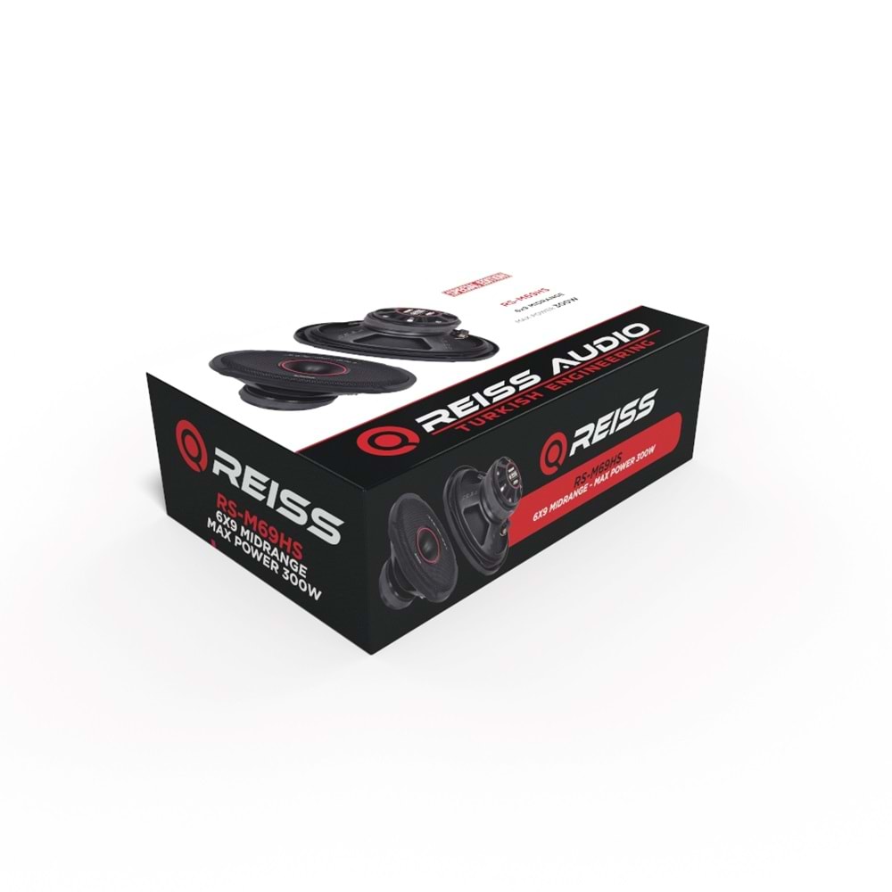 Reıss Audıo RS-M69HS 300 Watt Max 6X9 Mıdrange Oval Oto Hoparlör
