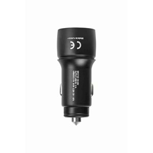 Powerway CC35 3.1A 20W Araç Şrajı USBC USB Kablo Çakmaklık
