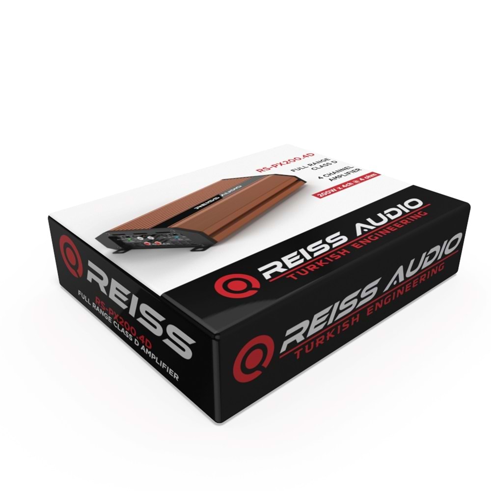 Reıss Audıo RS-PX600.2D Class D Full Range Oto Anfi