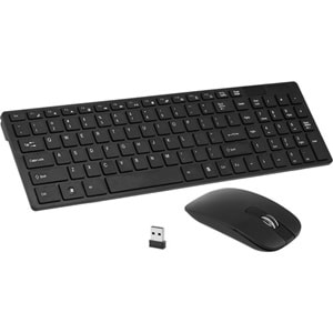 Concord K-06 Siyah Kablosuz Q Slim Klavye + Mouse Set