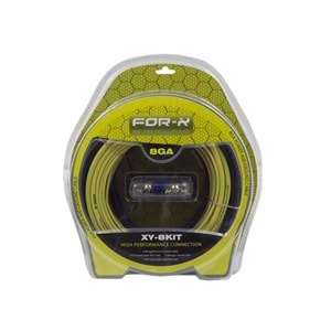 For-X XY-8KIT 8GA Profesyonel Oto Anfi Kablo Seti
