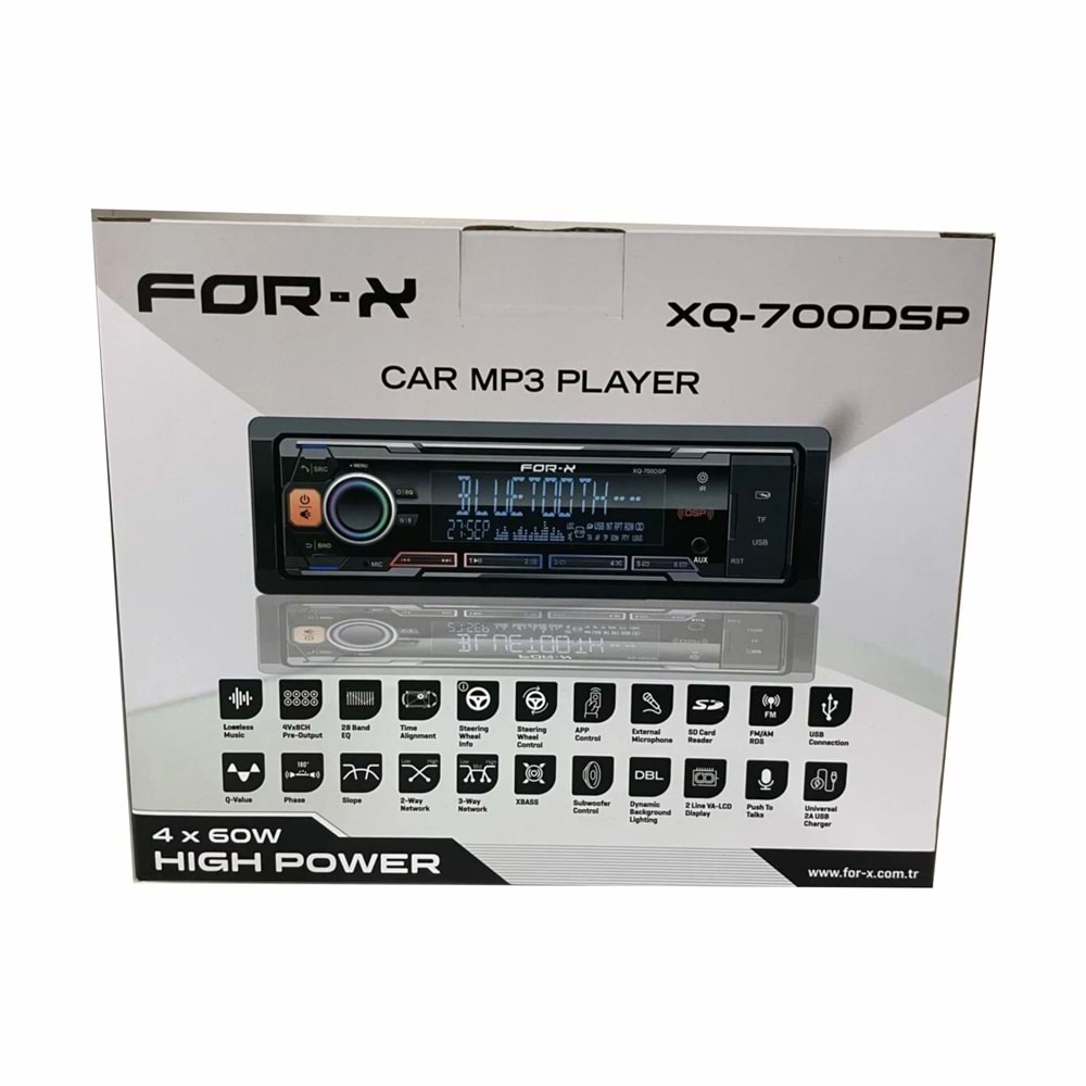 For-x XQ-700DSP USB/SD/FM Bluetooth Oto Teyp