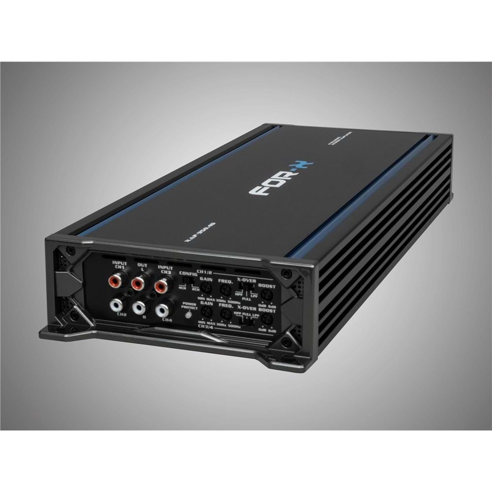 For-X XAP-350.4D 4x300 Rms Profesyonel Midrange Oto Anfi