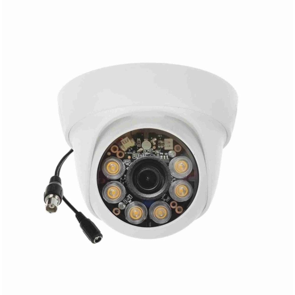 Hitech HT-1412 2Mp Plastik Kasa Ahd 6 Ledli Dome Kamera