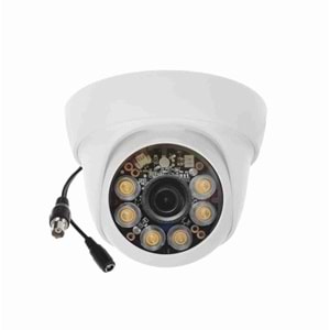 Hitech HT-1412 2Mp Plastik Kasa Ahd 6 Ledli Dome Kamera