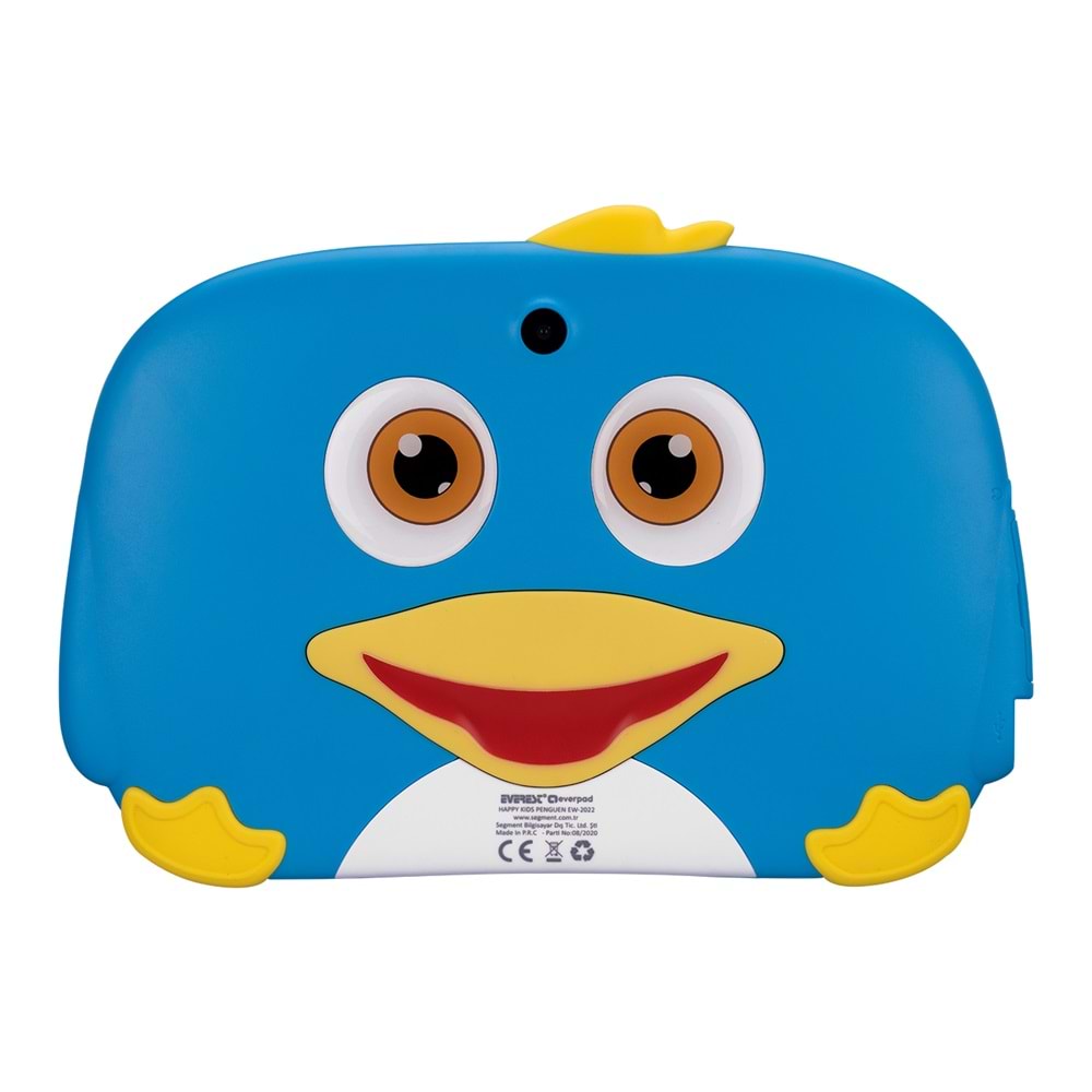 Everest HAPPY KIDS Penguen EW-2022 Wifi+BT Çift Kamera 7 LCD Ekran 2GB A100 Quard Core 16GB And.10 OS Tablet PC