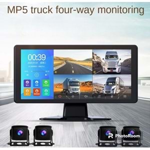 Bawerlink BW-9150DVR 10 İnç Kayıtlı Monitor 4/1 4 Adet 1080p Ahd Kamere Hediye