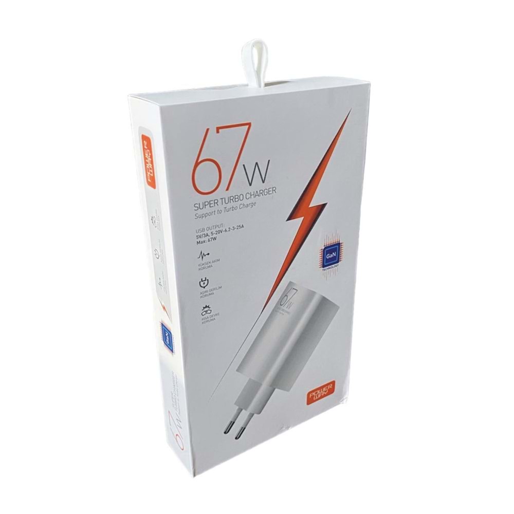 Powerway M67 67w XIOMI Turbo Şarj Şarj Cihazı