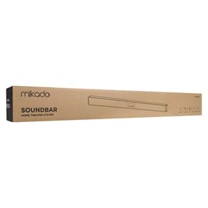 Mikado MD-SB102 Siyah 2X10W 12V/1.5A BT+USB+AUX+TF Kartlı Ev Sinema Soundbar Speaker