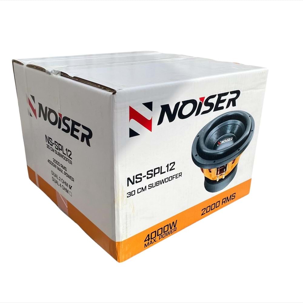 Noiser NS-SPL12 D2 30 Cm 2000 Rms 4000 Watt Oto Subwoofer
