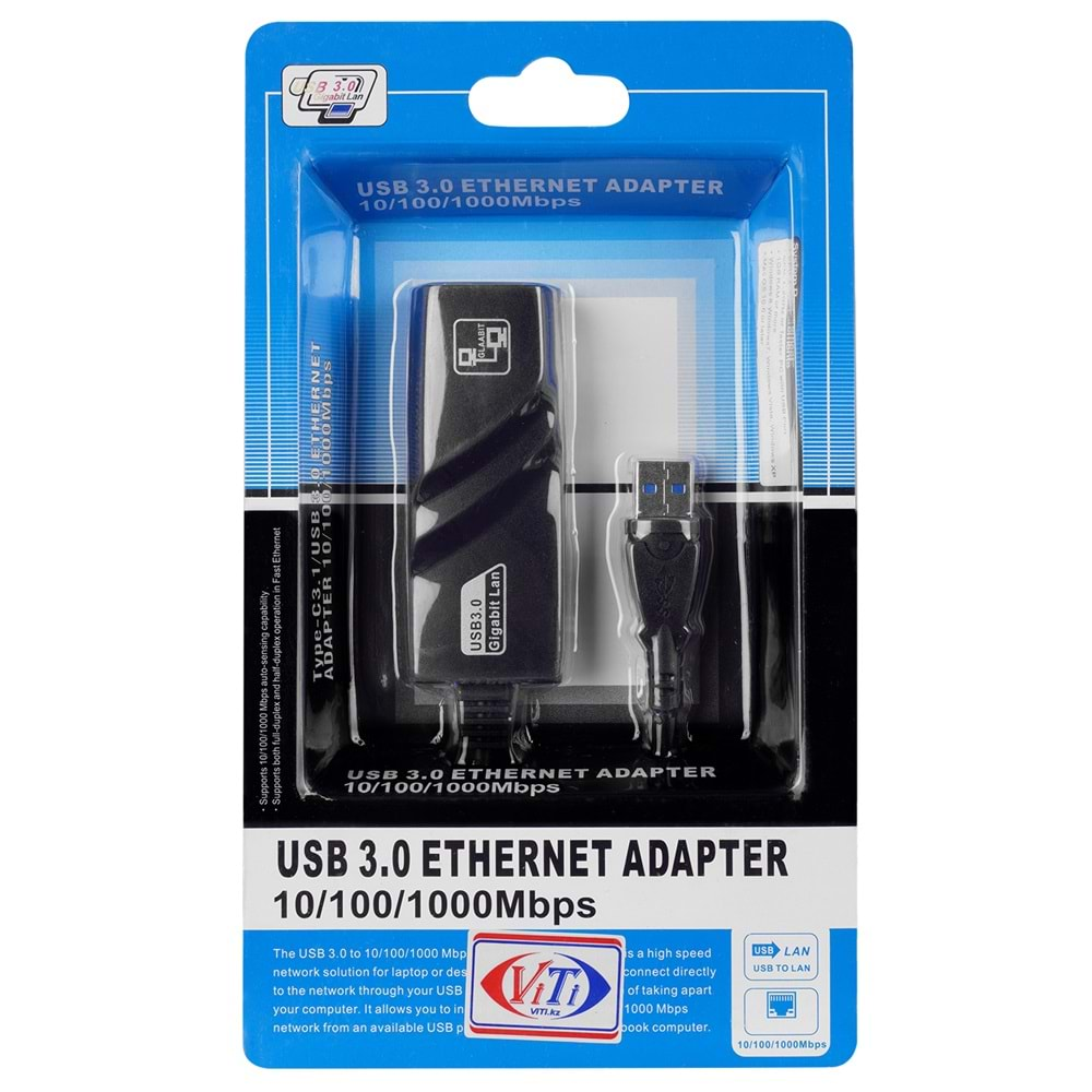 Bawerlink BW-2022 Usb 3.0 To RJ45 10/100/1000Mbps Gigabit Ethernet Çevirici