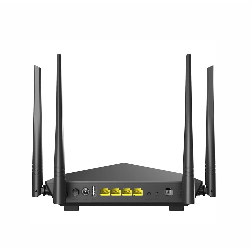 Everest SG-V1200 AC1200 Dualband Wi-Fi Gigabit VDSL2/ADSL2 4X5dbi Anten Kablosuz Modem Router