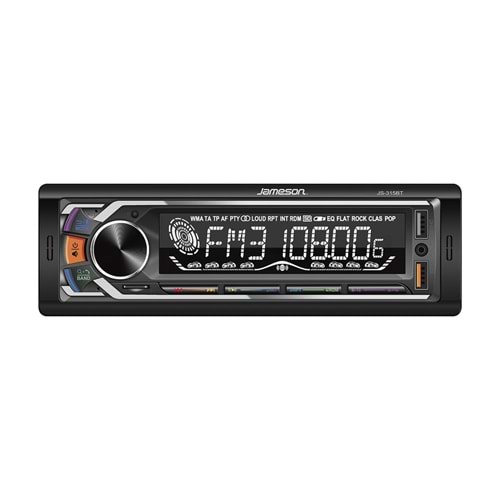 Jameson JS-315BT Lcd Screen Bluetooth Çift Usb/Sd/Fm Oto Teyp