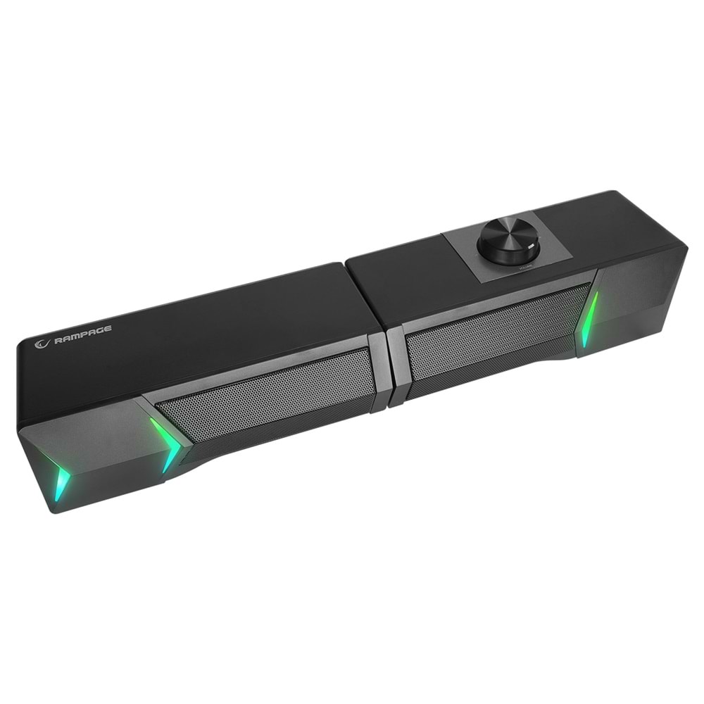 Rampage Elegant X10 2.0 Bluetooth'lu Rms 3W*2 RGB Işıklı Multimedia Usb 5V 45dB Gaming Oyuncu Speaker
