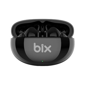 Bix Soundcraft BXTW1 ANC Aktif Gürültü Önleyici Bluetooth 5.2 Kulak İçi Kulaklık Siyah