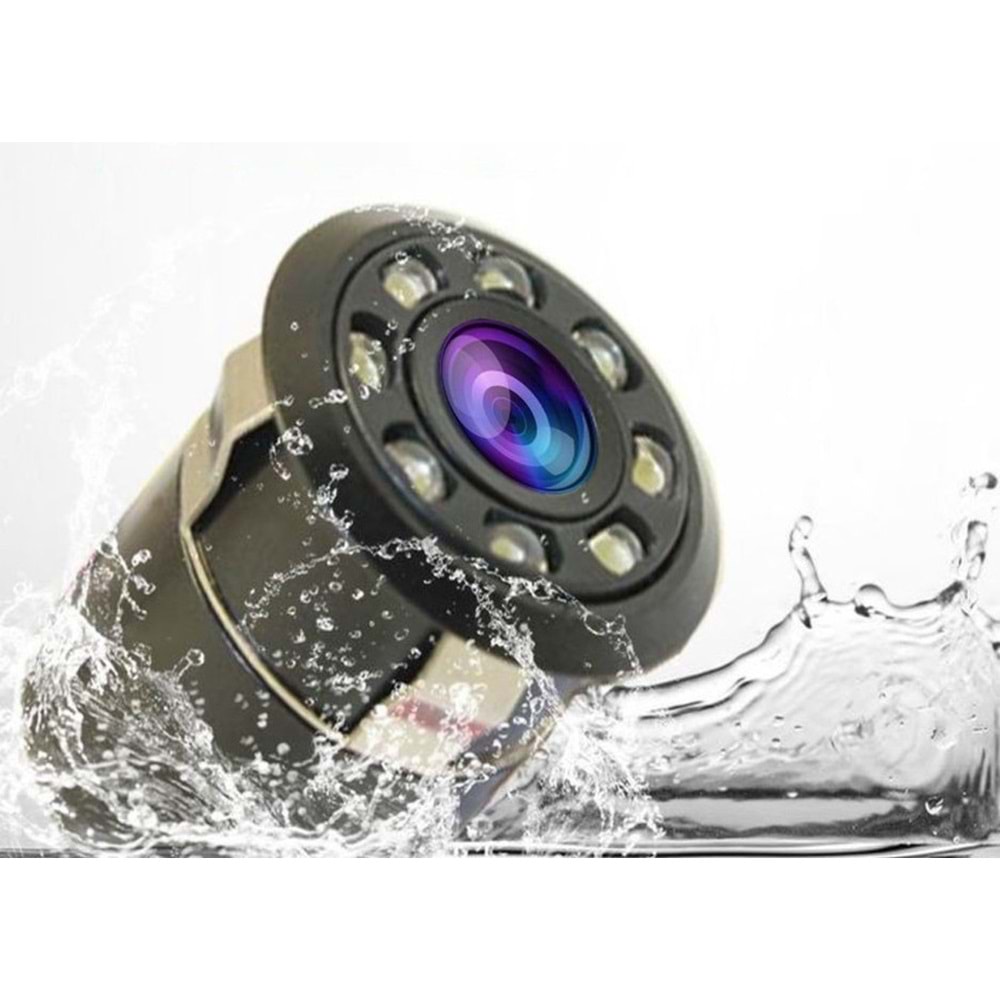 Bawerlink BW-44 Analog 8 Ir Ledli Tampon Gece Görüşlü Araç Kamera