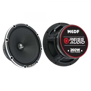Reıss Audıo RS-M6DF 16cm Midrange 260 Watt Oto Hoparlör (ikili)