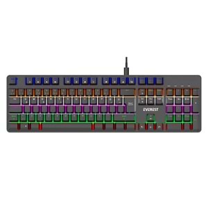 Everest KB-MK1 Lumos USB Rainbow Aydınlatmalı Red Switch Full Anti-Ghosting Mekanik Gaming Oyuncu Klavye