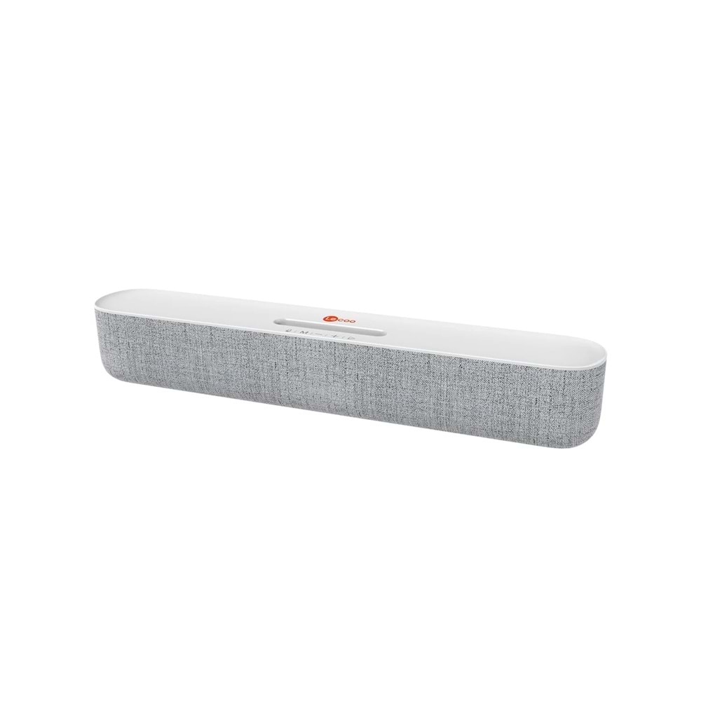 Lecoo DS108 Kablosuz Bluetooth 10W Soundbar Taşınabilir Stereo Hoparlör Siyah/Beyaz