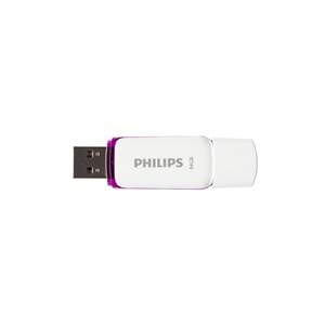Philips 64 GB USB 2,0 Snow Edition sihirli mor Flash Drive FM64FD70B