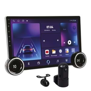 Noiser NS-1180 11,50 Inç 2K QLED Androıd 13 A133 4+64 Gb K+Carplay 2x Kameralı Multimedıa