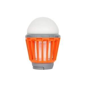 Bix KL01 Açık ve Kapalı Alanlar için Şarj Edilebilir Sivrisinek Kovucu Kamp Lambası, Ultraviyole LED Elektronik Zapper, Taşınabilir Fenerli, IPX6 Su Geçirmez Böcek Kovucu