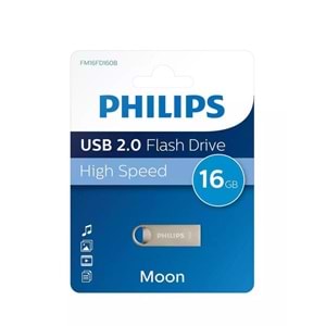 Philips USB 2.0 16GB Moon Vintage Silver FM16FD160B Usb Flaş Belek