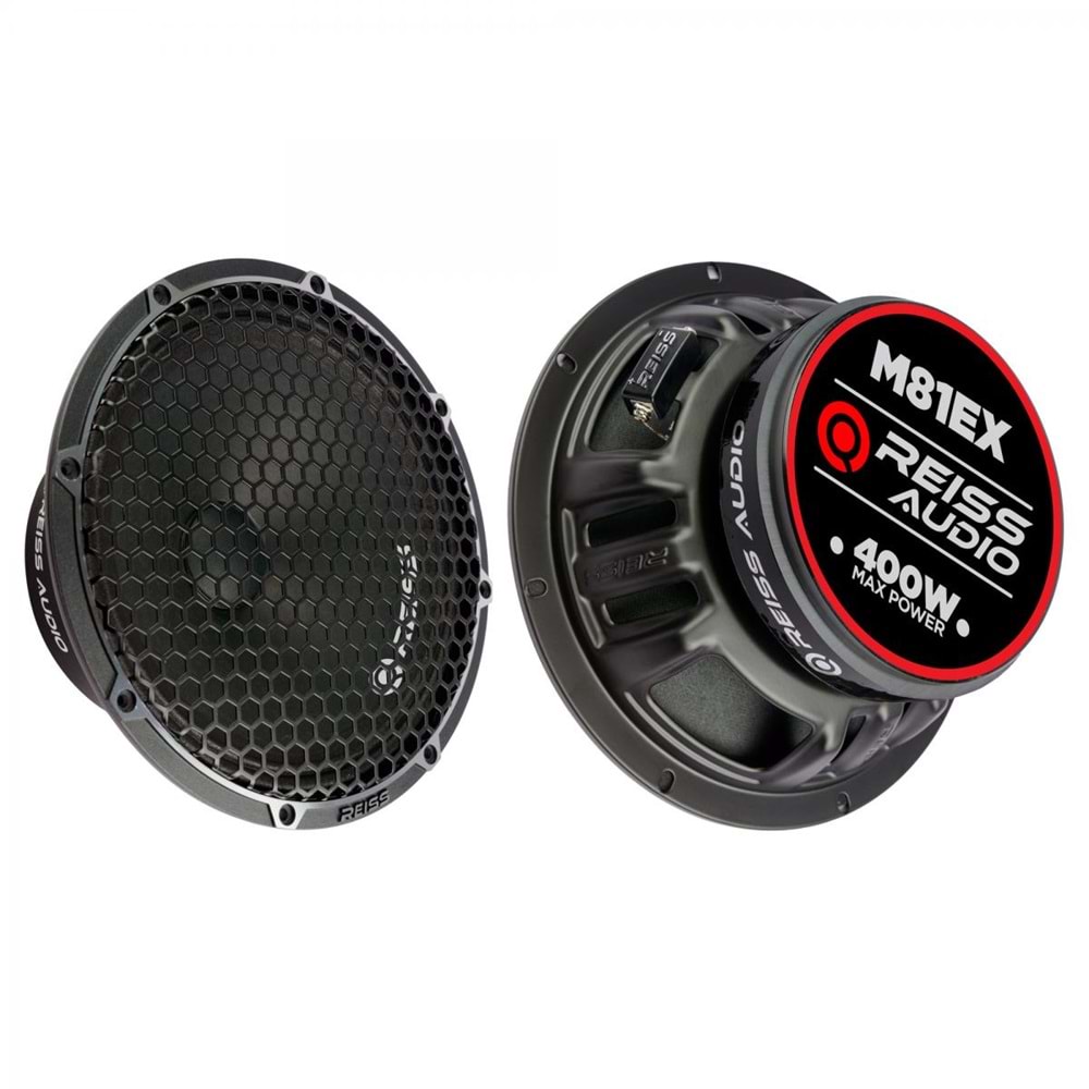 Reıss Audıo RS-M81EX 20 Cm 200 Rms 400 Watt Midrange Oto Hoperlör