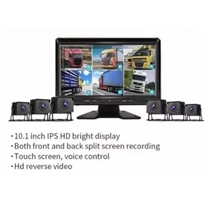 Bawerlink BW-9160DVR 10 İnç Kayıtlı Monitor 6/1 6 Adet Ahd Kamere Hediye