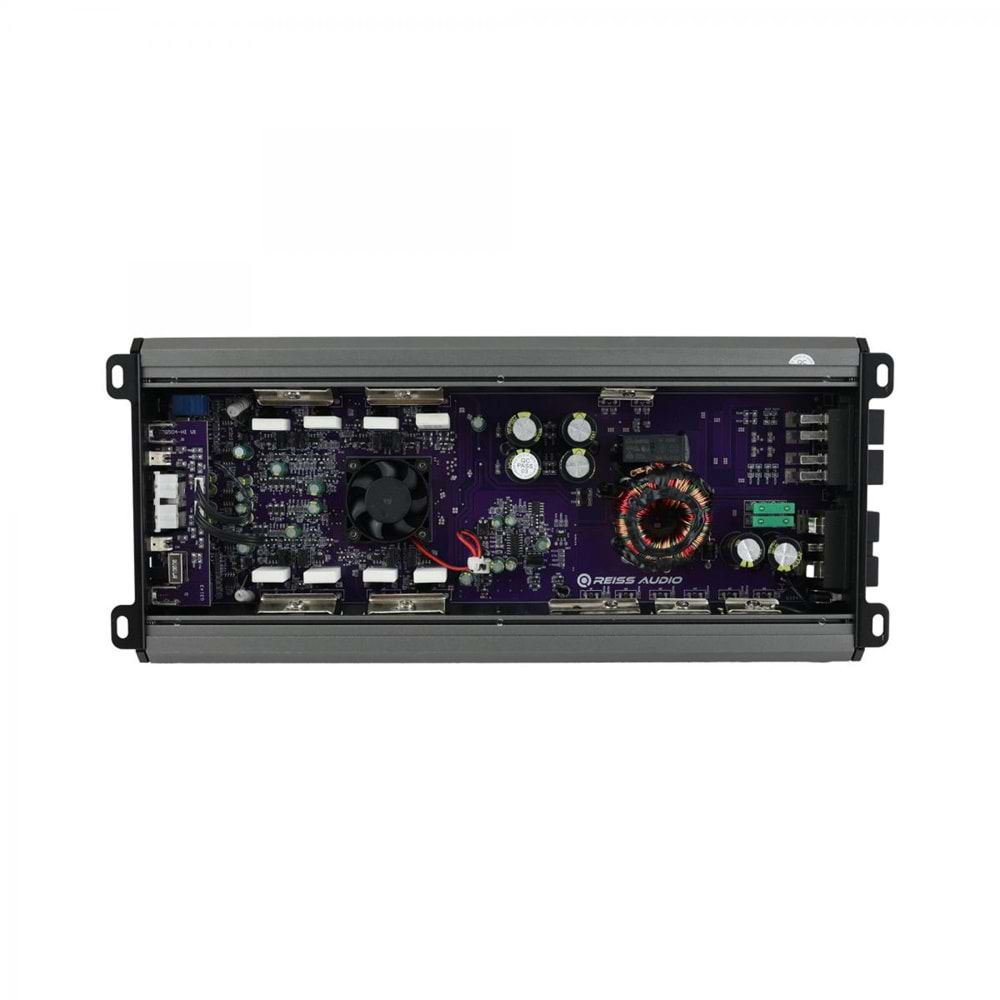 Reiss Audio RS-Q4080.4 Class D 4x80 Watt 4 Kanal Oto Anfi