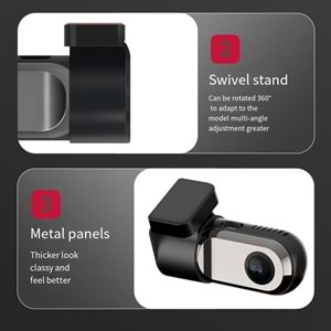 Bawerlink U9 HD Ön Kayıt Kamerası